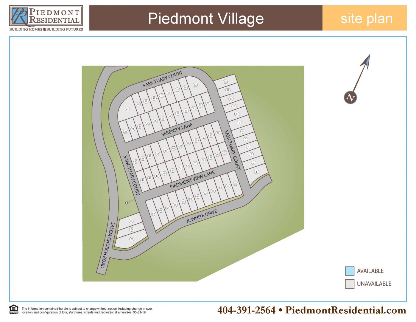 55 + Active Adult Community in Jasper GA Piedmont Residential